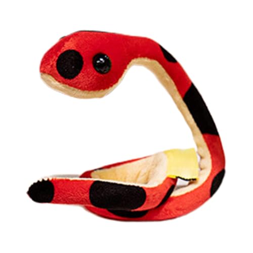 Genérico Plüsch-Schlange, Schlangenplüsch, Plüschtier, Schlangenpuppe mit flexiblem Gelenk, Tierpuppe zum Aufhängen für Kinder, Mädchen, , Familie, Freunde von Genérico
