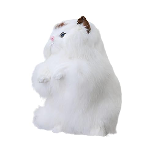 Genérico Plüschkatze, Plüschtiere, Plüschtiere, Plüsch-Spielzeug, simulierte Katze, Plüschpuppe für Kinder, Mädchen, Heimdekoration für Puppen, 19 cm Genérico Plüschkatze, Plüschtiere, Plüschtiere, Plüsch-Spielzeug, simulierte Katze, Plüschpuppe für Kinder, Mädchen, Heimdekoration für Puppen, 19 cm von Genérico