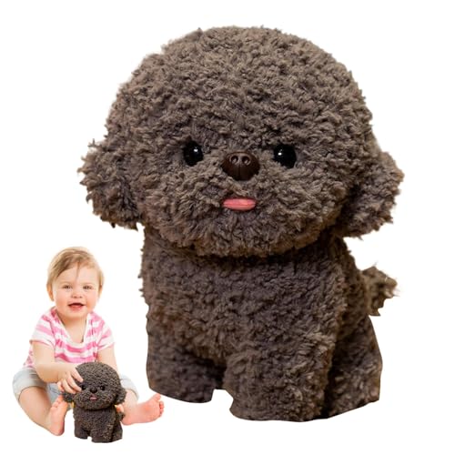 Genérico Plüschpuppe für Hunde, Plüschhund, Spielzeug und gemütlich, 19,8 cm (7,8 Zoll), niedliche Plüschdekoration, verspielter Begleiter, Hundepuppe für fantasievolle Spiele von Genérico