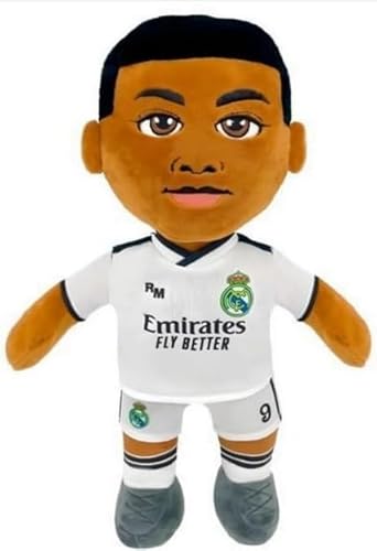 Genérico Plüschtier, kompatibel mit Real Madrid, Bellingham oder Mbappé, 25 cm hoch, offizielles Produkt (Kylian Mbappé) von Genérico