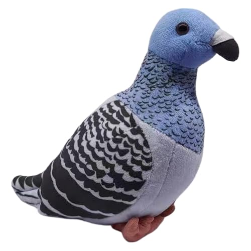 Genérico Plüschtier – Mo Pigeon Plush | Realistisches Plüschtier für Kinder, Puppe, eine beruhigende multifunktionale luxuriöse Puppe, weiche Dekoration für zu Hause von Genérico
