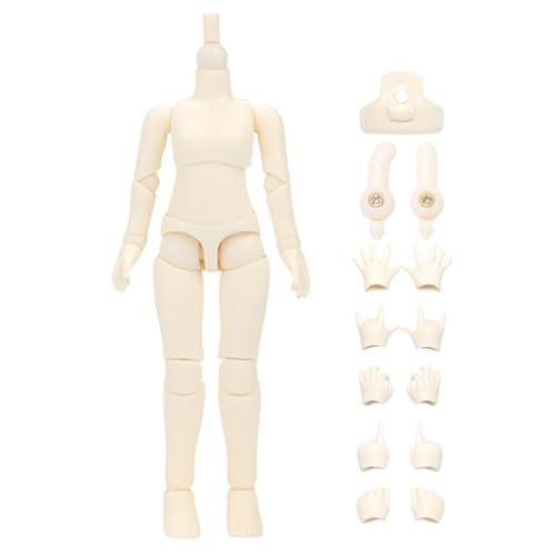 Genérico Puppe mit beweglichen Gelenken, bewegliche Figur mit mehreren Gelenken, flexibles Zubehör für Haltungen für und Mädchen Genérico Puppe mit beweglichen Gelenken, bewegliche Figur mit mehreren Gelenken, flexibles Zubehör für Haltungen für und Mädchen von Genérico