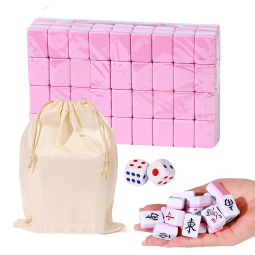 Genérico Reise-Brettspiel mit großer Tasche, tragbar, mit 146 Mahjong-Spielsteinen aus Melamin, chinesisches Mahjong-Spiel in voller Größe, Mahjong Harzfliesen für Familienfreizeit Genérico Reise-Brettspiel mit großer Tasche, tragbar, mit 146 Mahjong-Spielsteinen aus Melamin, chinesisches Mahjong-Spiel in voller Größe, Mahjong Harzfliesen für Familienfreizeit von Genérico