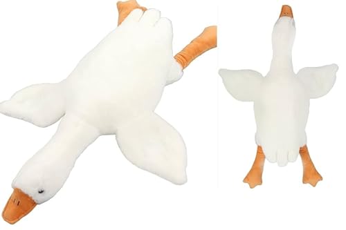 Genérico Riesige Plüsch-Gans, 90 cm, Gans aus Plüsch, 90 cm, weiches und flauschiges Kissen, Kuscheltier, dekoratives Kissen und entzückendes Geschenk für Kinder und Erwachsene Genérico Riesige Plüsch-Gans, 90 cm, Gans aus Plüsch, 90 cm, weiches und flauschiges Kissen, Kuscheltier, dekoratives Kissen und entzückendes Geschenk für Kinder und Erwachsene von Genérico