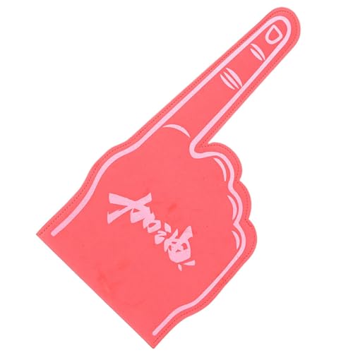Genérico Riesiger Schaumstofffinger – großer Gladiatoren-Finger | Glückshandschuhe mit einem einzigen Handschuh, riesiger Zeiger, bequemer Partyzubehör, um Ihr Team zu beleben Genérico Riesiger Schaumstofffinger – großer Gladiatoren-Finger | Glückshandschuhe mit einem einzigen Handschuh, riesiger Zeiger, bequemer Partyzubehör, um Ihr Team zu beleben von Genérico