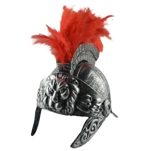 Genérico Römische Helme für Erwachsene, Hüte mit Protektoren, griechischer Gladiatorenkostüm, Steuerrad der Legion, für Halloween, Weihnachten, Cosplay, Rollenspielparty von Genérico