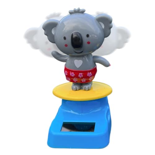Genérico Solar Powered Dancing Koala - Dancing Car Ornament Dashboard Decoration | Koala Shape Shaking Head Decor, Automotive Interior Decoration For Sedan Vehicle Truck von Genérico