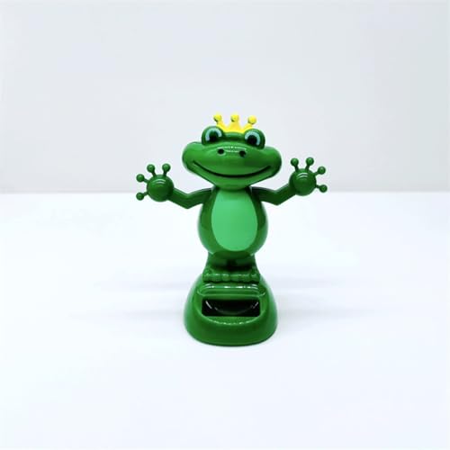 Genérico Solar Powered Frog - Schüttelnde Puppe, , automatische Handpuppe für Kinder, Tisch, Auto, Tisch oder Heimdekoration von Genérico