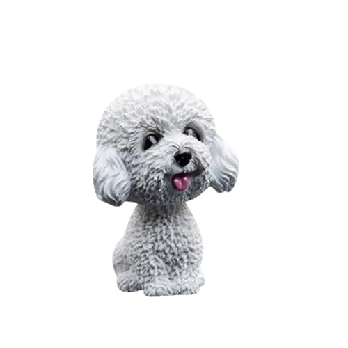 Genérico Spielbrettpuppen – Puppen mit schwingendem Kopf für Hunde | Niedliche Ornamente des Hundes der Puppe des Autos | Armaturenbrett-Sammelfiguren R von Genérico