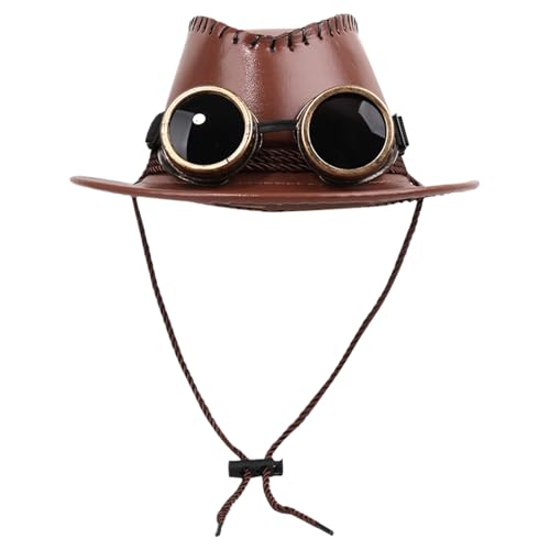 Genérico Steampunk-Cup-Hut | Pokalhut – Foto-Requisiten mit dekorativer Brille für Kostüme, Partys, Festivals, Events, Modenschauen, Theateraufführungen Genérico Steampunk-Cup-Hut | Pokalhut – Foto-Requisiten mit dekorativer Brille für Kostüme, Partys, Festivals, Events, Modenschauen, Theateraufführungen von Genérico