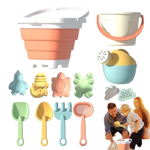 Genérico Strandspielzeug-Set: Reise-Set für Kinder mit Eimer, Schaufeln, Formen und Rechen | Langlebiges Outdoor-Spielzubehör für Strand, Pool, Rasen, Camping Genérico Strandspielzeug-Set: Reise-Set für Kinder mit Eimer, Schaufeln, Formen und Rechen | Langlebiges Outdoor-Spielzubehör für Strand, Pool, Rasen, Camping von Genérico