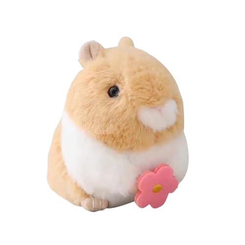 Genérico Stuffed Bunny, Aesthetic Bedroom Decor Cute and Soft Pull String, Cartoon Rabbit Hamster Doll with Wagging Tail, Cute Plush Bunny, interaktives Plüschspielzeug für Kinder von Genérico