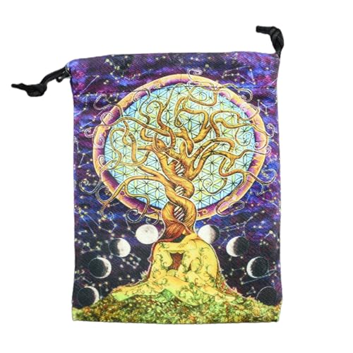 Genérico Tarotkartenaufbewahrung, Velvet Tarot-Würfel, doppelseitiger Druck, Geschenk, Aufbewahrungsbeutel, für Partys, Organisation Genérico Tarotkartenaufbewahrung, Velvet Tarot-Würfel, doppelseitiger Druck, Geschenk, Aufbewahrungsbeutel, für Partys, Organisation von Genérico