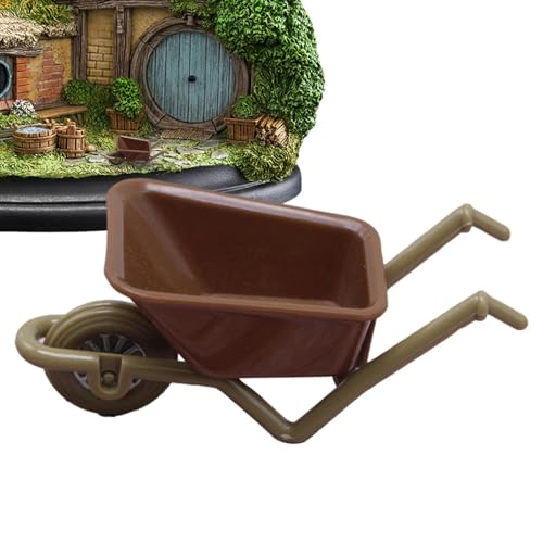 Genérico Toy Whebarrow Figur, Mini-Schubkarren-Spielzeug | Miniatur von simulierten Wagen für die Dekoration von Patio-Kunst Genérico Toy Whebarrow Figur, Mini-Schubkarren-Spielzeug | Miniatur von simulierten Wagen für die Dekoration von Patio-Kunst von Genérico