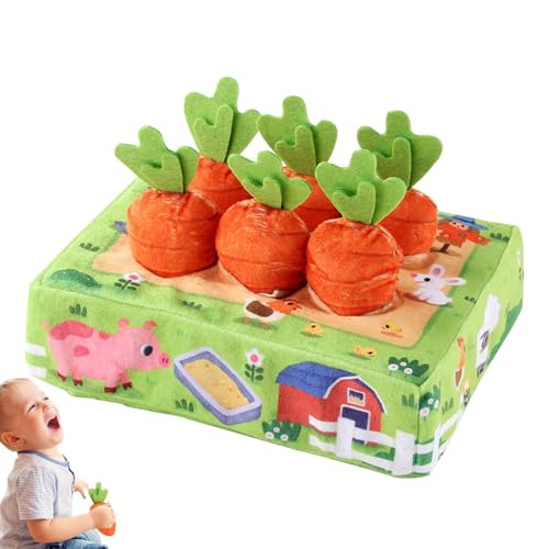 Genérico Toy de Karotte, Lernspielzeug, Karotten-Tulling-Spielzeug, Motor-Karottenernte-Set, Karottenauswahl, Geschenkspielzeug von Genérico