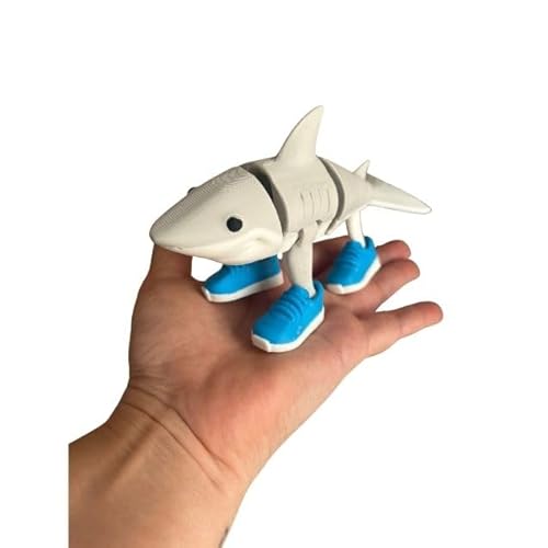 Genérico Tralalero Tralala Figur – Brainrot Series | bewegliches Design, Maße 9 x 5 x 4 cm | Limitierte Auflage für Fans der alternativen Kunst von Genérico