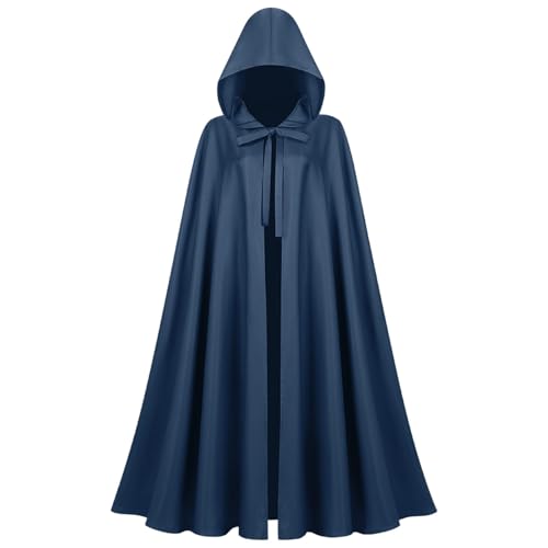 Genérico Umhang für Erwachsene, Cosplay-Kostüm, Hexenschnitt, Robe, Unterseite des Rocks, Halloween-Kostüm, Performance-Party, großer Hut, Geheimnis von Genérico