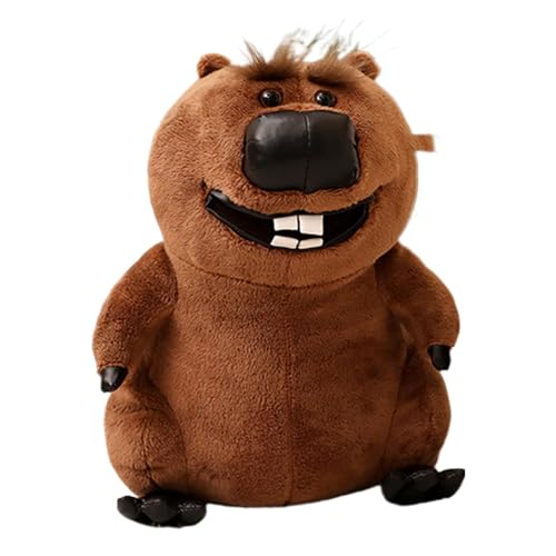 Genérico Weiches Plüschtier, Biberpuppe, Simulation, Biber, Plüschpuppen, modische Puppen für das Schlafzimmer auf dem Sofa zu Hause von Genérico