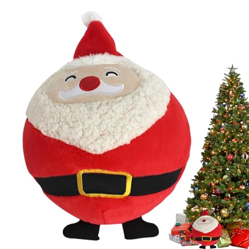 Genérico Weihnachtsmann-Plüschpuppe, Weihnachtsmann, aus Plüsch, niedlicher Begleiter für Weihnachtsdekoration auf Bett oder Sofa, für Kinder Jugendliche und Erwachsene von Genérico