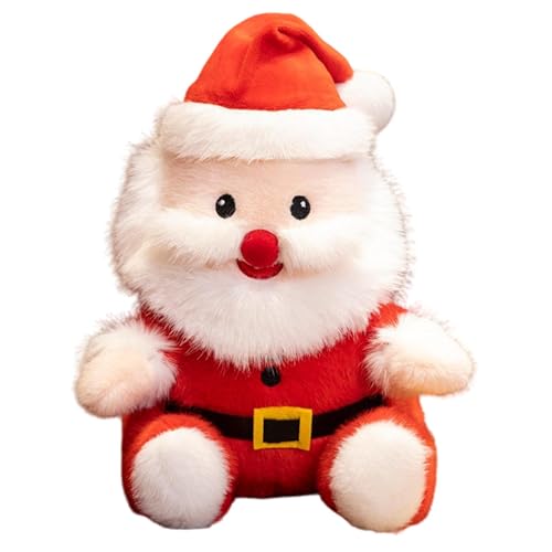 Genérico Weihnachtsmann - Weihnachtsfigur, gefüllte Weihnachtsmanndekoration, Weihnachtsmann-Figuren, Plüschpuppe, Weihnachtsmann, 22,9 cm (9,8 Zoll), niedliches Spielzeug, Puppe, Dekoration Pa von Genérico