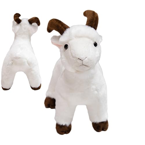 Genérico Ziegenkissen, Tierkissen, gefüllt, Ziegenpuppe, weich, für Sofa, Wohnzimmer, Sofa, Schlafzimmer, 29,5 cm Genérico Ziegenkissen, Tierkissen, gefüllt, Ziegenpuppe, weich, für Sofa, Wohnzimmer, Sofa, Schlafzimmer, 29,5 cm von Genérico