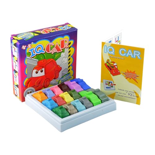 Gleitblockpuzzle – Autobahnspiel, Fahrzeuglogik-Herausforderung | Maze Auto-Spielzeug, mobile Reisepuzzle, Kinderspiel Huarong, Straßenpuzzle von Genérico