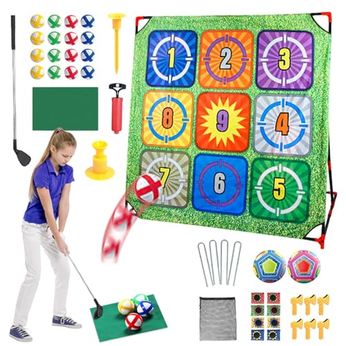 Golfspiel – Putting-Übungsmatte für den Innenbereich, interaktives Sportspielzeug für den Außenbereich, für Training und Familie im Garten, für Partys im Y Golfspiel – Putting-Übungsmatte für den Innenbereich, interaktives Sportspielzeug für den Außenbereich, für Training und Familie im Garten, für Partys im Y von Genérico
