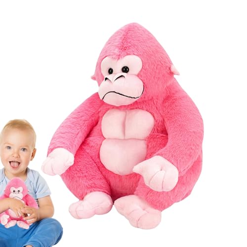 Gorilla Plüschtier, Gorilla-Plüschtier | Affe Gorilla Plüschtier – Riesige Plüschtierpuppe, Gorilla-Affe, 24,9 cm von Genérico