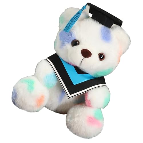 Graduation Bears Klasse 2024-9 Zoll Rainbow Graduate Cute Bear Graduation | 2024 Graduation Plüschtier mit Quaste für Partyzubehör, Verwandte von Freunden Graduation Bears Klasse 2024-9 Zoll Rainbow Graduate Cute Bear Graduation | 2024 Graduation Plüschtier mit Quaste für Partyzubehör, Verwandte von Freunden von Genérico