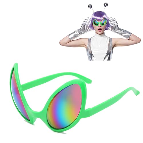 Grüne Alienbrille - Alien-Boppers für Kinder | Brille für außerirdische Kostüme, Brille mit außerirdischem Thema, neuartige außerirdische Brille, lustige Brille für Kostüme Grüne Alienbrille - Alien-Boppers für Kinder | Brille für außerirdische Kostüme, Brille mit außerirdischem Thema, neuartige außerirdische Brille, lustige Brille für Kostüme von Genérico