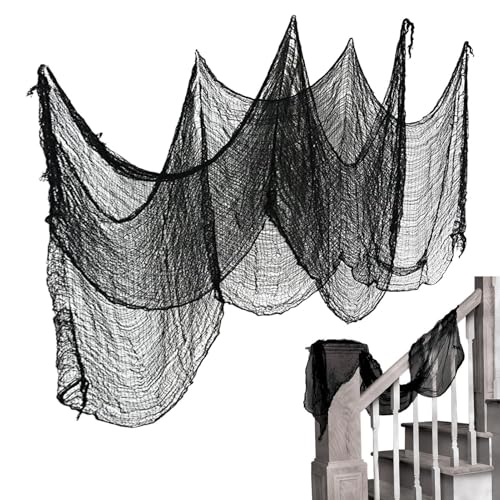 Gruseliger und gruseliger Chiffon-Stoff – gruseliger und gruseliger Chiffon-Stoff für Halloween | gruseliger und gruseliger Chiffon-Stoff für Halloween | gruseliger Chiffon-Stoff für Lobbys von Genérico