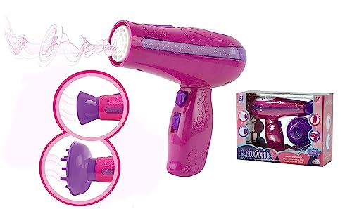 Haartrockner Spielzeug für Kinder Haartrockner Spielzeug für Kinder Lichter Sounds mit Lufteffekt mit Auslauf und Diffusor, Friseurspielzeug von Generico