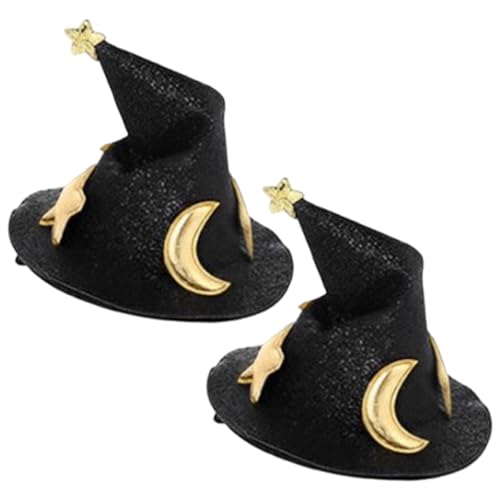 Halloween-Haarklammern, kleine gruselige Haarspangen – 2 Kopfbedeckungen für Halloween-Kostüm, wiederverwendbar, glitzernde Haarspange mit Stern-Design Halloween-Haarklammern, kleine gruselige Haarspangen – 2 Kopfbedeckungen für Halloween-Kostüm, wiederverwendbar, glitzernde Haarspange mit Stern-Design von Genérico