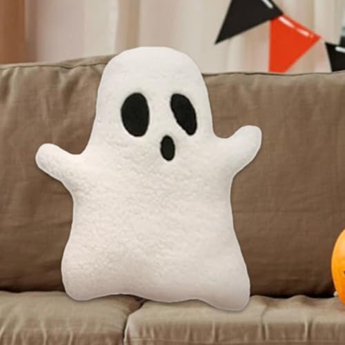 Halloween-Kissen, Geisterspielzeug, Geisterspielzeug, Halloween-Dekoration, niedliches Halloween-Kissen, Geisterkissen, Halloween-Kissen, Geschenke, 32 cm Halloween-Kissen, Geisterspielzeug, Geisterspielzeug, Halloween-Dekoration, niedliches Halloween-Kissen, Geisterkissen, Halloween-Kissen, Geschenke, 32 cm von Genérico