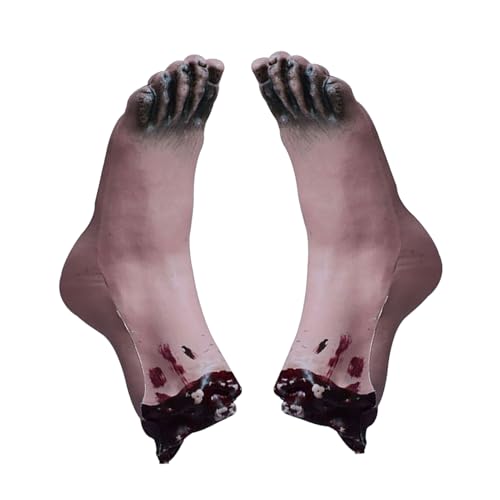 Halloween-Körperteile: Realistische gefälschte Gliedmaßen Zubehör mit blutigen Details, Horror-Deko-Stück, gruseliges Display für Spukhäuser von Genérico