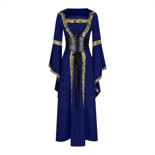 Halloween-Kostüm für Damen mit Schmetterlingsärmeln, Hexenkleid, Schwarz, festlich, Karnevalskostüm, Renaissance, Schwarz, Gothic, viktorianisch, mittelalterlich, Ballkleid Halloween-Kostüm für Damen mit Schmetterlingsärmeln, Hexenkleid, Schwarz, festlich, Karnevalskostüm, Renaissance, Schwarz, Gothic, viktorianisch, mittelalterlich, Ballkleid von Genérico