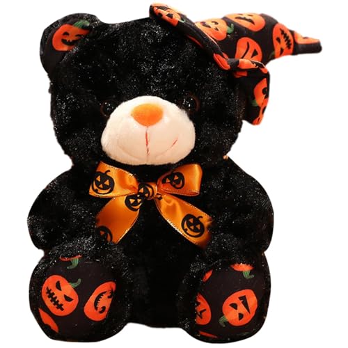 Halloween-Plüschbär – Personalisierte Halloween-Puppen mit Mütze – Plüschtiere mit Füllung, Geschenk aus PP-Baumwolle, für Baby, Mädchen, Halloween-Plüschbär – Personalisierte Halloween-Puppen mit Mütze – Plüschtiere mit Füllung, Geschenk aus PP-Baumwolle, für Baby, Mädchen, von Genérico