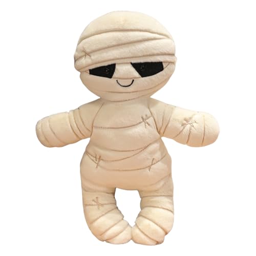 Halloween dekoratives Kürbiswurfkissen: Mama und Kürbis-Plüschpuppe | Weiches Halloween-Kissen für Kinder | 25 cm | kuscheliges Plüschtier für Kinder von Genérico