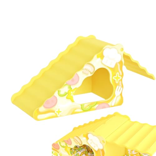 Hamster-Käse-Haus - Käfigleiter für Kleintiere | Habitatspielzeug mit Rampentreppe | 2-in-1-Kletter-Klettern für Kauen Übung Hamster-Käse-Haus - Käfigleiter für Kleintiere | Habitatspielzeug mit Rampentreppe | 2-in-1-Kletter-Klettern für Kauen Übung von Genérico