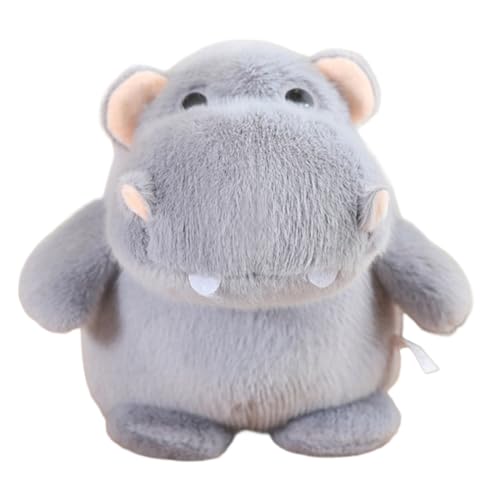 Hippo Plush Doll - Huggable Tierspielzeug, flauschiges Kissen Pal | Niedliches Wohnzimmerkissen mit weicher Muschel, Dekoration für Schlafzimmer Freund für Kinder Wohnzimmer Hippo Plush Doll - Huggable Tierspielzeug, flauschiges Kissen Pal | Niedliches Wohnzimmerkissen mit weicher Muschel, Dekoration für Schlafzimmer Freund für Kinder Wohnzimmer von Genérico