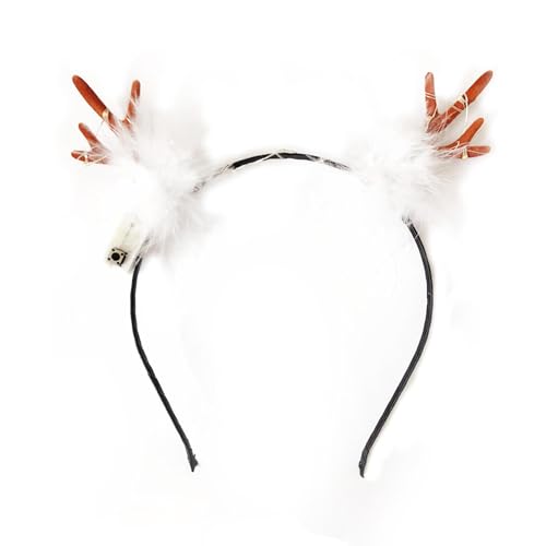 Hirschgeweih-Stirnband, LED-Stirnband, glitzernde Geweih Stirnbänder für Kinder, festliche Stirnbänder für Kinder und Erwachsene Hirschgeweih-Stirnband, LED-Stirnband, glitzernde Geweih Stirnbänder für Kinder, festliche Stirnbänder für Kinder und Erwachsene von Genérico