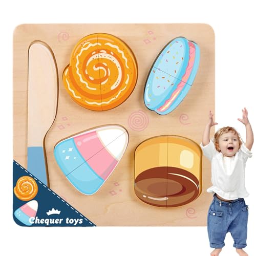 Holzfutter für Kinder, Spielzeug zum Schneiden von Früchten, zum Schneiden von Holz, Obst, Spiel, Puzzle, Lernspielzeug, Vorschule, Küche, Essen, Spielzeug für Geburtstage und Kinder Holzfutter für Kinder, Spielzeug zum Schneiden von Früchten, zum Schneiden von Holz, Obst, Spiel, Puzzle, Lernspielzeug, Vorschule, Küche, Essen, Spielzeug für Geburtstage und Kinder von Genérico