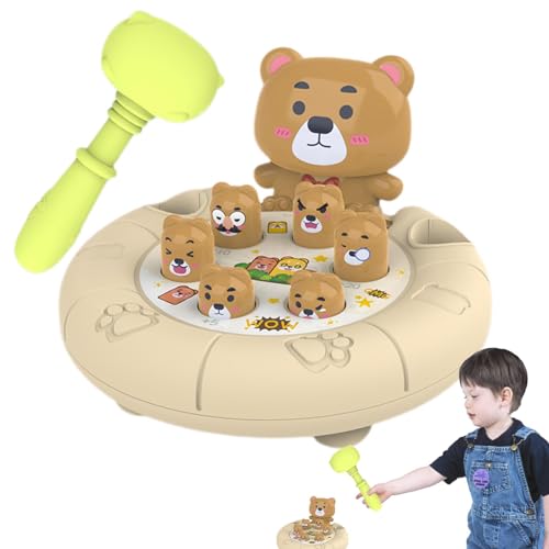 Interaktives Spielzeug zum Schlagen, Whack Spiel für Kinder, interaktives Lernspielzeug zum Hammerschlagen, Cartoon-Tier-Design, verbessert die Hand-Koordination, erhöht die Interaktives Spielzeug zum Schlagen, Whack Spiel für Kinder, interaktives Lernspielzeug zum Hammerschlagen, Cartoon-Tier-Design, verbessert die Hand-Koordination, erhöht die von Genérico