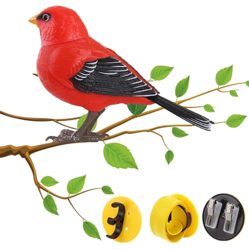 Interaktives elektrisches Spielzeug mit Simulation: realistische gefälschte Vögel mit Sound- und Lichtsteuerung, dekorative künstliche Vögel für Gartendekoration/Baum/Dekoration im Freien Interaktives elektrisches Spielzeug mit Simulation: realistische gefälschte Vögel mit Sound- und Lichtsteuerung, dekorative künstliche Vögel für Gartendekoration/Baum/Dekoration im Freien von Genérico