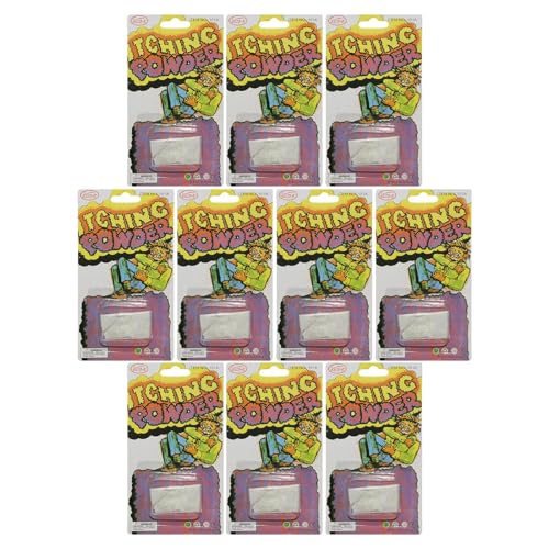 Itching Powder - Itching Powder Prankk | 10 Stück/Set Prankk Itchingg Powders, Pranks Itchings Powders, Creative Safe Itchy Powderr Prank, Prank Stuff and Joke Toys für Erwachsene oder Kinder von Genérico
