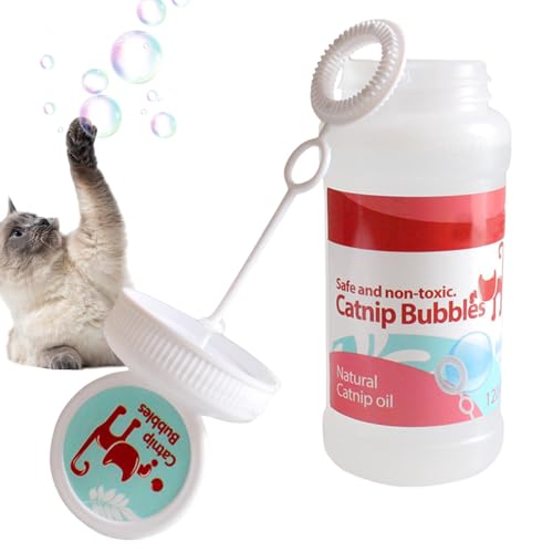 Katzenblasen, interaktive Seifenblasen, parfümiertes Spielzeug mit Katzenminze, Make-up-Brett für Kopfpflege, Stirnbänder, Seifenblasen mit großer Kapazität, Segu von Genérico