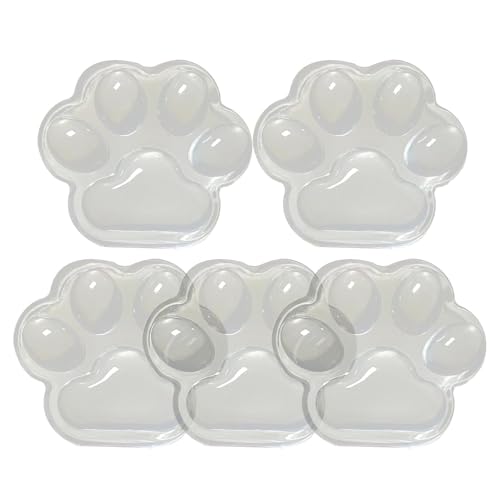 Katzenspielzeug, Katzenspielzeug, transparent, Set mit 5 weichen Katzen, Katzenpfote, Stressabbau-Spielzeug, Entspannungsspielzeug, Gat Tweee von Genérico