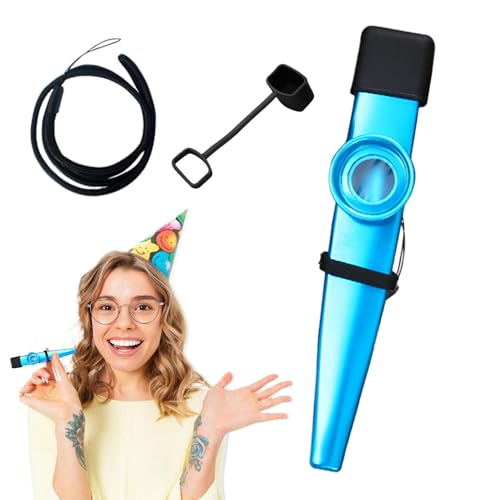 Kazoo Professionelles Kazoo-Musikinstrument für Kinder, Kazoo, leichtes Metall, rutschfest, für Kinder / Erwachsene / Musikliebhaber, Reisen im Freien Kazoo Professionelles Kazoo-Musikinstrument für Kinder, Kazoo, leichtes Metall, rutschfest, für Kinder / Erwachsene / Musikliebhaber, Reisen im Freien von Genérico