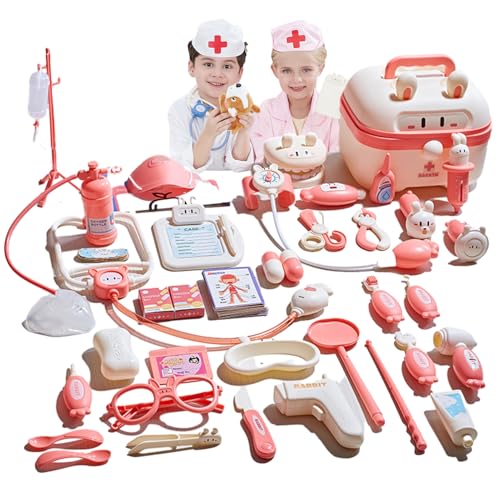Kits Kits Medical Simulation Kit – Tragbares Transportkoffer mit Rollenspielwerkzeugen | Pädiatrische Pflegeausrüstung für Vorschulen, kreatives Spielzeug mit Lichtern für D Kits Kits Medical Simulation Kit – Tragbares Transportkoffer mit Rollenspielwerkzeugen | Pädiatrische Pflegeausrüstung für Vorschulen, kreatives Spielzeug mit Lichtern für D von Genérico