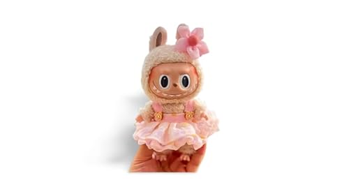 Kleid mit Blume für Labub, Labub-Kleidung, Labub-Kleidung, Labub-Zubehör, Latzhose für Labub, Labub-Hut von Genérico